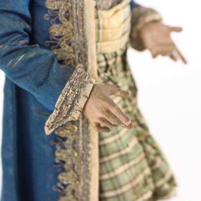 The Wise Man Statue Wood Italy XIX Century
