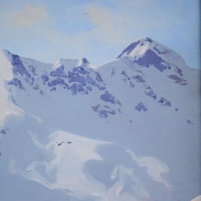C. Pellegrini Tempera auf Karton Italien XIX-XX Jhd