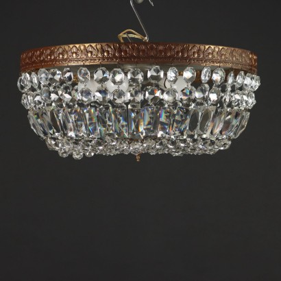Deckenlampe Glas Italien XX Jhd