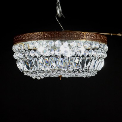 Deckenlampe Glas Italien XX Jhd
