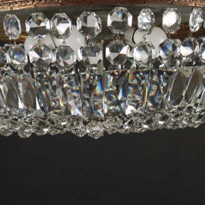 Deckenlampe Glas Italien XX Jhd