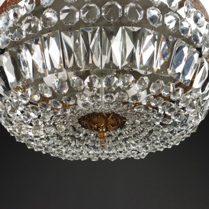 Deckenlampe Glas Italien XX Jhd