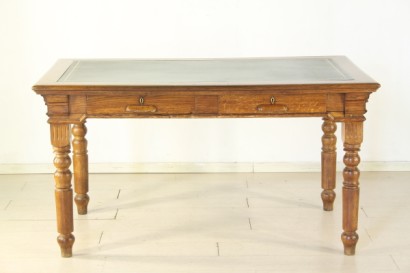 Bottega del 900, liberty, desk, Secretary desk oak Secretary desk, oak, 900 liberty, desk, Italy, Bureau Italy