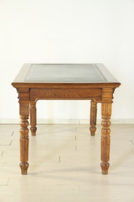 Bottega del 900, liberty, desk, Secretary desk oak Secretary desk, oak, 900 liberty, desk, Italy, Bureau Italy