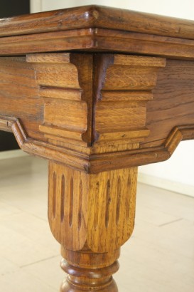 Bottega del 900, liberty, desk, Secretary desk oak Secretary desk, oak, 900 liberty, desk, Italy, Bureau Italy