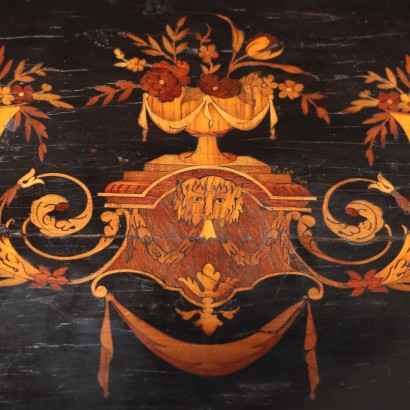 Table de Travail Bois Italie XX Siècle