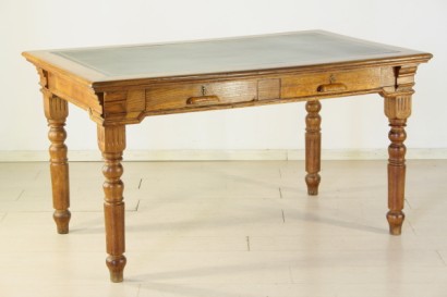 Bottega del 900, liberty, desk, Secretary desk oak Secretary desk, oak, 900 liberty, desk, Italy, Bureau Italy