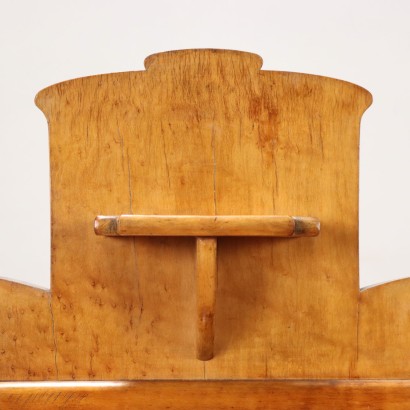 Table de Chevet Art Nouveau Acajou Italie XIX-XX Siècle