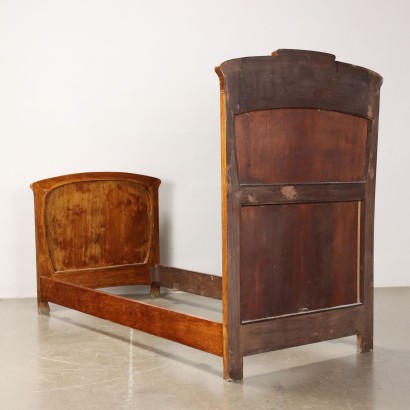 Bett Jugendstil Mahagoni Italien XIX-XX Jhd