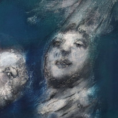 Painting by Aurelio Caminati, Figures, Aurelio Caminati, Aurelio Caminati, Aurelio Caminati, Aurelio Caminati