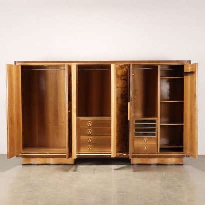 Armoire Placage de Loupe Italie Années 1930-1940