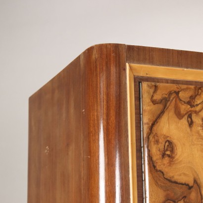 Armoire Placage de Loupe Italie Années 1930-1940