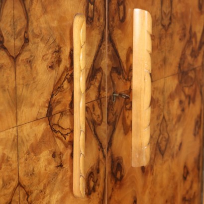 Armoire Placage de Loupe Italie Années 1930-1940