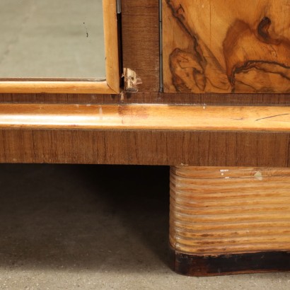 Armoire Placage de Loupe Italie Années 1930-1940