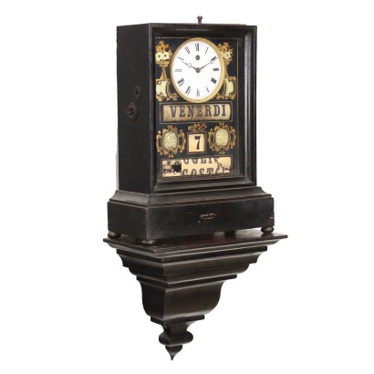Orologio da Appoggio con Mensola e Calendario Perpetuo