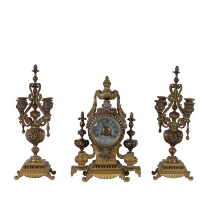 Orologio da Tavolo con Candelabri