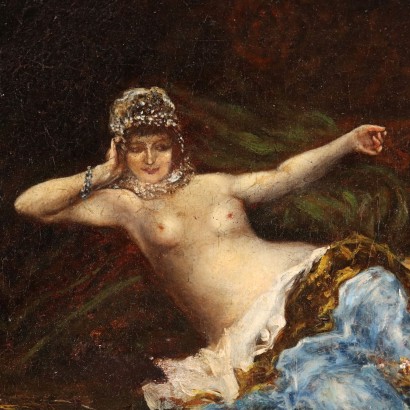 Dipinto del XIX secolo con Figure Femm,Figura femminile (odalisca?),Edouard Henri Avril,Edouard Henri Avril,Edouard Henri Avril,Edouard Henri Avril,Edouard Henri Avril,Edouard Henri Avril,Edouard Henri Avril,Edouard Henri Avril,Edouard Henri Avril
