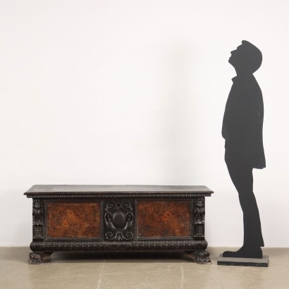 Chest Mannerism Walnut Italy XVII Century