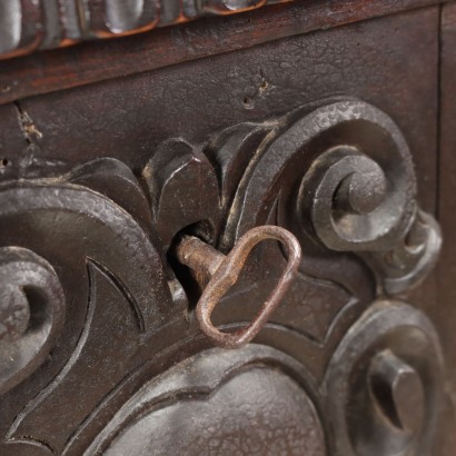 Chest Mannerism Walnut Italy XVII Century
