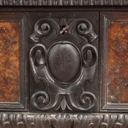 Chest Mannerism Walnut Italy XVII Century