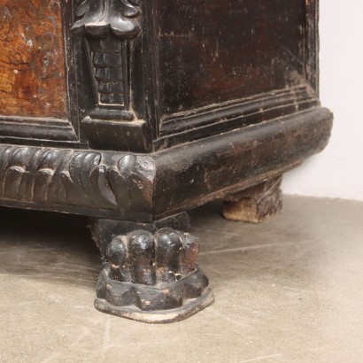 Chest Mannerism Walnut Italy XVII Century