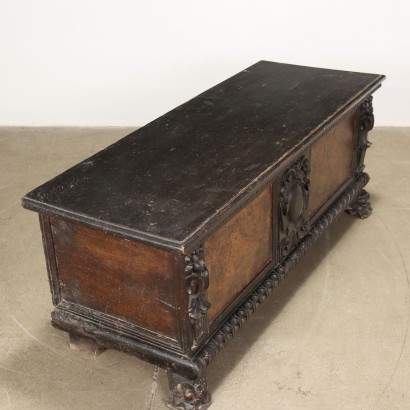 Chest Mannerism Walnut Italy XVII Century