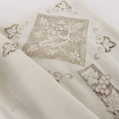 Tovaglia in Lino Inserti in Filet