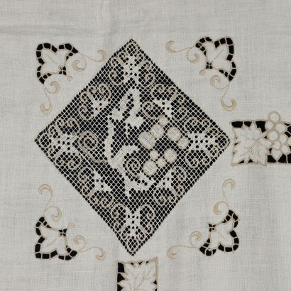 Tovaglia in Lino Inserti in Filet