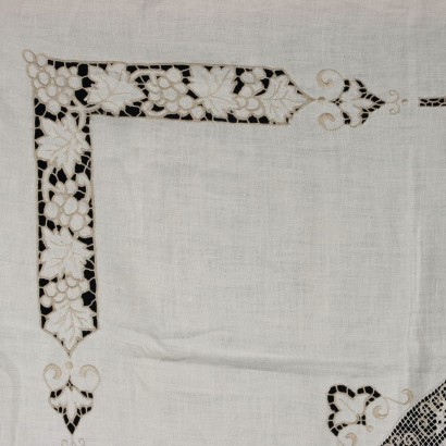 Tovaglia in Lino Inserti in Filet
