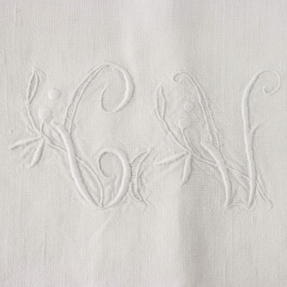 Matrimoniale in Lino Cifrato