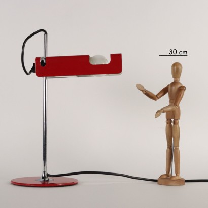 modernariato, modernariato di design, lampada da tavola, lampada da tavola modernariato, lampada da tavola di modernariato, lampada da tavola italiana, lampada da tavola vintage, lampada da tavola anni '60, lampada da tavola design anni 60,Lampada 'Spider' Joe C,Joe Colombo
