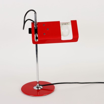 modernariato, modernariato di design, lampada da tavola, lampada da tavola modernariato, lampada da tavola di modernariato, lampada da tavola italiana, lampada da tavola vintage, lampada da tavola anni '60, lampada da tavola design anni 60,Lampada 'Spider' Joe C,Joe Colombo