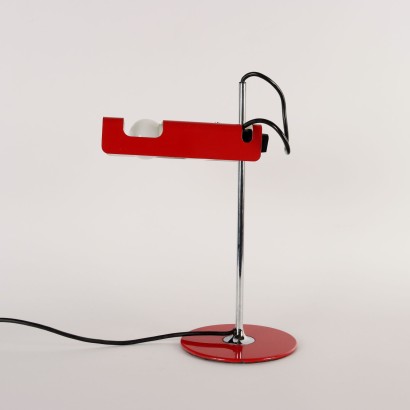 modernariato, modernariato di design, lampada da tavola, lampada da tavola modernariato, lampada da tavola di modernariato, lampada da tavola italiana, lampada da tavola vintage, lampada da tavola anni '60, lampada da tavola design anni 60,Lampada 'Spider' Joe C,Joe Colombo