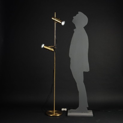 modernariato, modernariato di design, lampada da terra, lampada da terra modernariato, lampada da terra di modernariato, lampada da terra italiana, lampada da terra vintage, lampada da terra anni '60, lampada da terra design anni 60,Lampada Anni 70-80