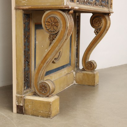 antiquariato, specchiera, antiquariato specchiera, specchiera antica, specchiera antica italiana, specchiera di antiquariato, specchiera neoclassica, specchiera del 800 - antiquariato, cornice, antiquariato cornice, cornice antica, cornice antica italiana, cornice di antiquariato, cornice neoclassico, cornice del 800,Consolle con Specchiera di Gusto Neoclas