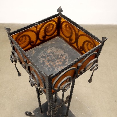 Planter Art Nouveau Iron Italy XIX-XX Century