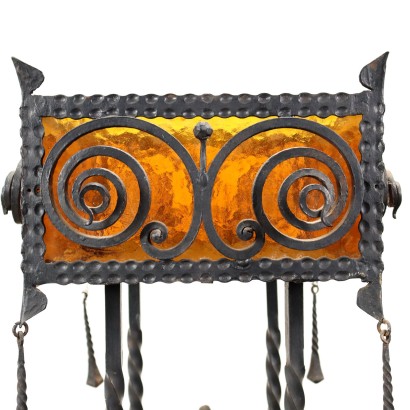 Planter Art Nouveau Iron Italy XIX-XX Century