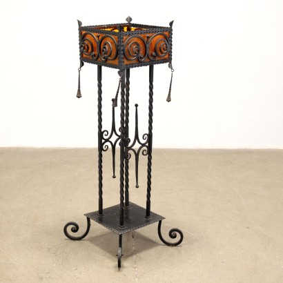 Planter Art Nouveau Iron Italy XIX-XX Century