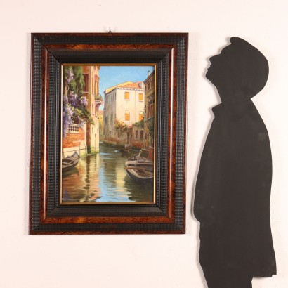 A. Gobbi Öl auf Leinwand Italien XX Jhd