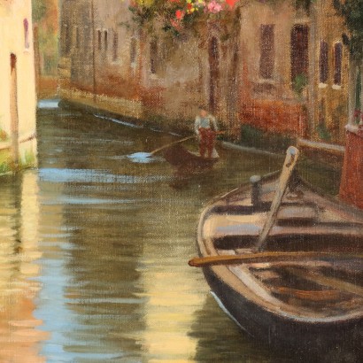 A. Gobbi Öl auf Leinwand Italien XX Jhd