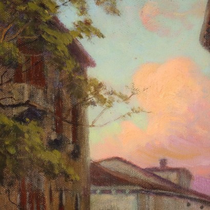 Dipinto di Alpnore gobbi Gobbi ,Scorcio veneziano con Barcaioli,Alpenore Gobbi,Alpenore Gobbi,Alpenore Gobbi,Dipinto di Alpenore Gobbi,Alpenore Gobbi