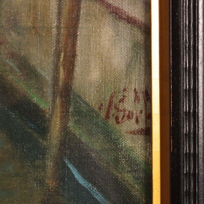 Dipinto di Alpnore gobbi Gobbi ,Scorcio veneziano con Barcaioli,Alpenore Gobbi,Alpenore Gobbi,Alpenore Gobbi,Dipinto di Alpenore Gobbi,Alpenore Gobbi