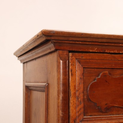 Commode Baroque Noyer Italie XVIIe-XVIIIe Siècle