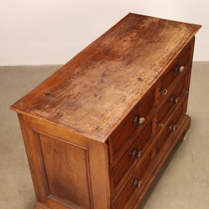Commode Baroque Noyer Italie XVIIe-XVIIIe Siècle