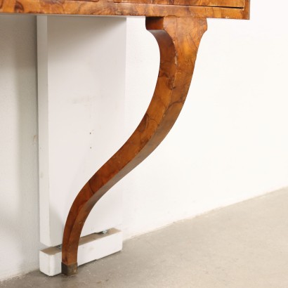 Console Art Déco Walnut Italy 1930s