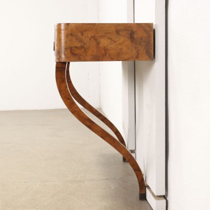 Console Art Déco Walnut Italy 1930s
