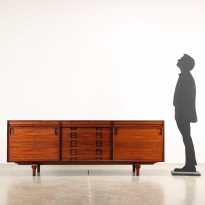 Sideboard Cantieri Carugati Jacaranda Veneer Italy 1960s