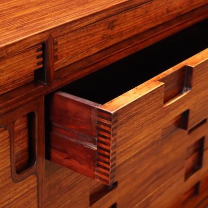 Sideboard Cantieri Carugati Jacaranda Veneer Italy 1960s