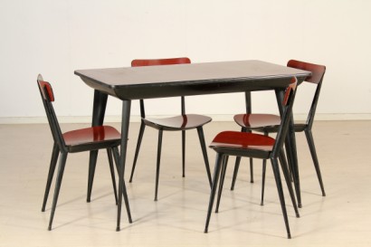 modernariato, tavoli, Tavolo, Tavolo anni 60, anni 60, modernariato anni 60, tavolo metallo, tavolo in formica, tavolo formica