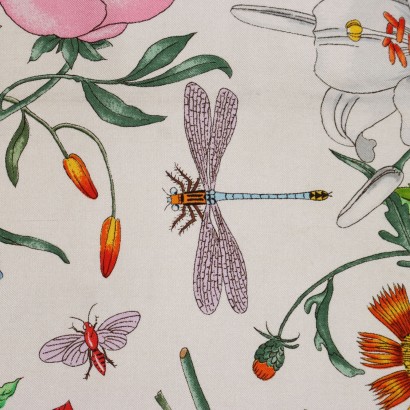 Foulard Gucci Vintage Soie Italie Années 1960-1970